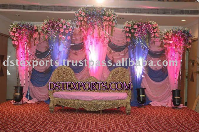 christian wedding stage decoration