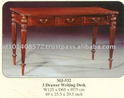 Indoor Furniture on Indoor Furniture Products  Buy 3 Drawer Writing Desk Mahogany Indoor
