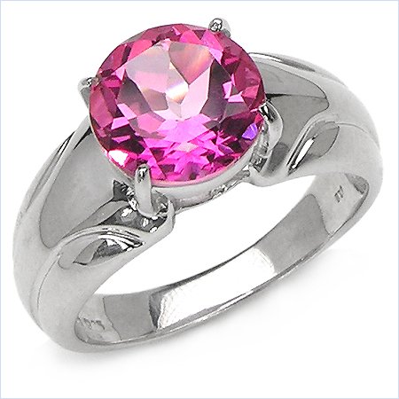 pink gemstone rings. Pink Topaz Rings, Fashion