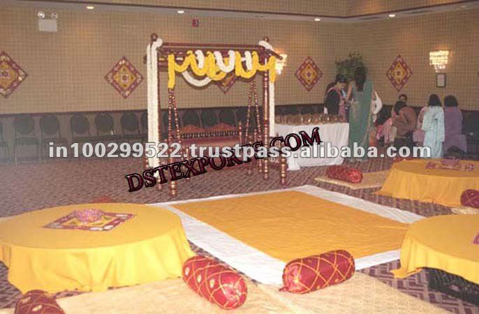 See larger image INDIAN WEDDING MEHANDI DECORATION