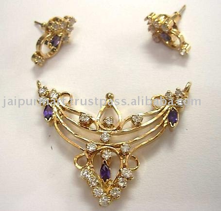 ... - PENDANTS > Bollywood gemstone victorain fashion Jewellery of Jaipur