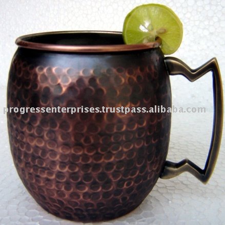 MOSCOW MULE MUG HAMMERED