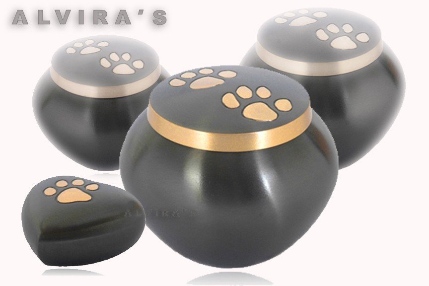 Round Pet Cremation Urn with