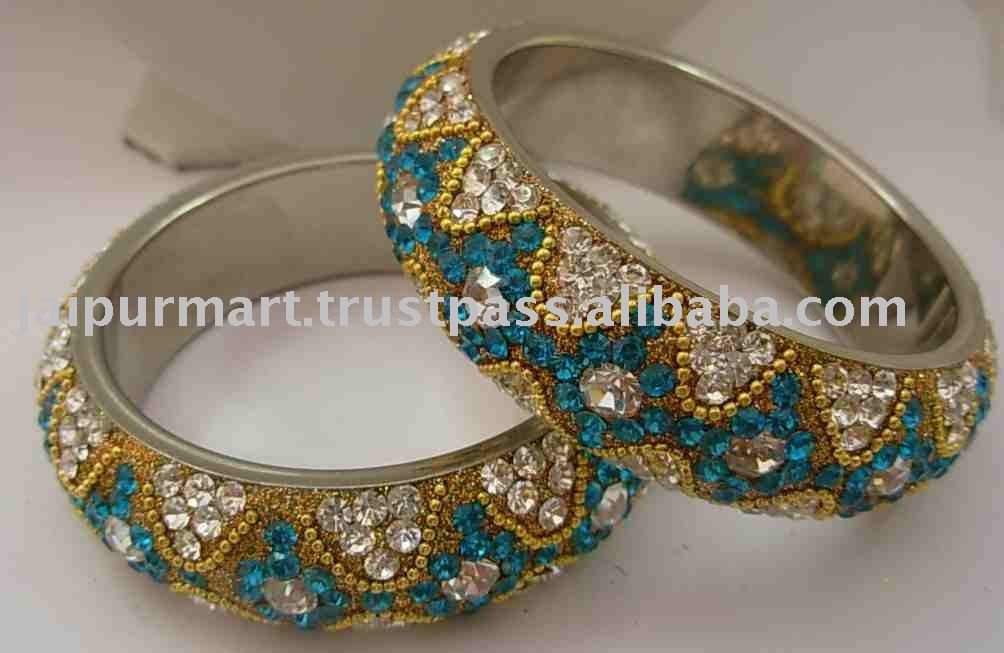 Indian Wedding Rhinestone crystal Bangles