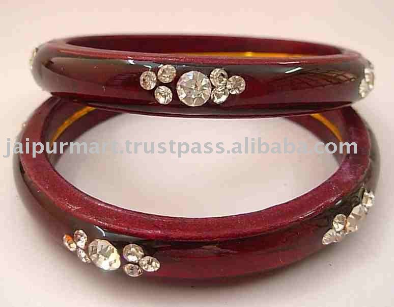 Indian Wedding crystal Lakh lac bangles