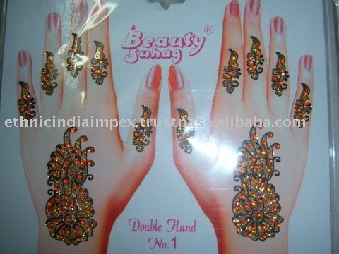 henna stickers