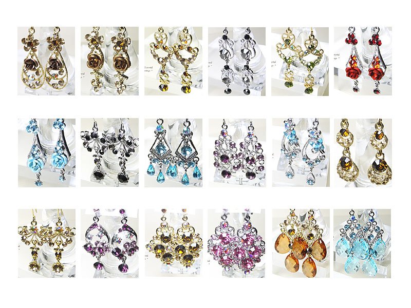 used crystal costume jewelry