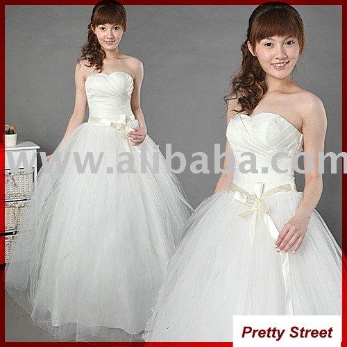 Beautiful Modern Wedding Dress Bridal Gown F95