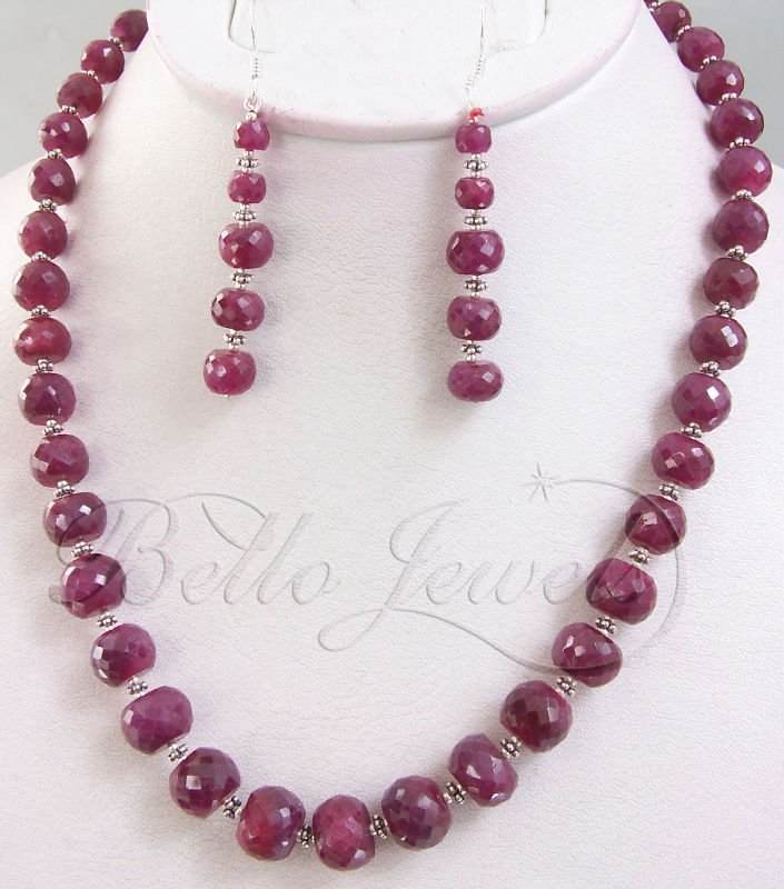 Ruby Jewelry Sets