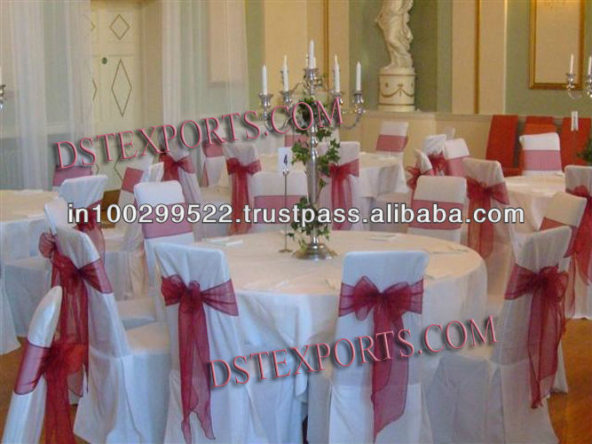 See larger image WEDDING BANQUET HALL SATIN CHAIR COVERS
