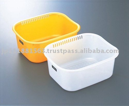 See larger image Plastic Washing Bucket Pearl White Pearl Orange 