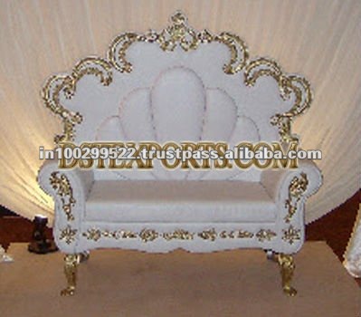 See larger image INDIAN WEDDING WHITE LOVE SEATER Add to My Favorites