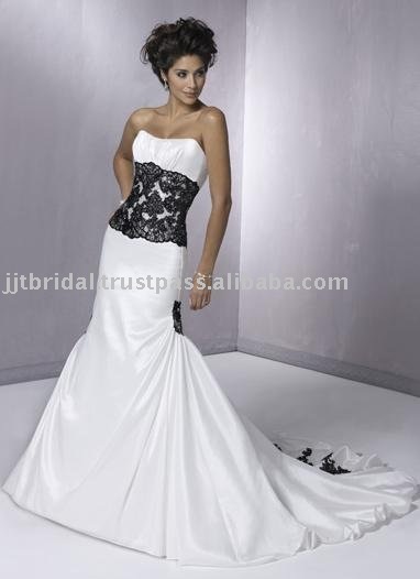 2011 the Most Popular Wedding dress EB1023 with Strappless design
