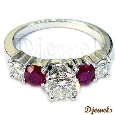 Ebay Wedding Bands on 14k White Gold Ruby   Diamond Wedding Ring   Diamond Ring Products