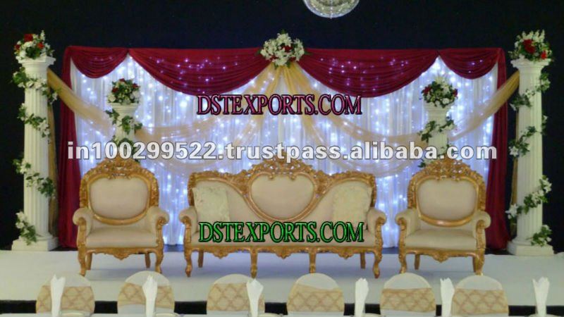 See larger image MUSLIM WEDDING STAGE WITH LOVE FURNITURE