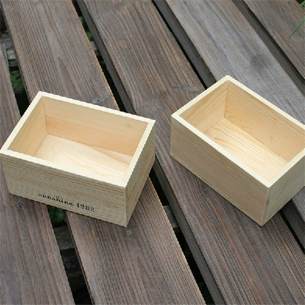 wooden toy box without lid