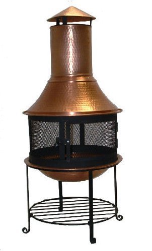 Copper Chiminea