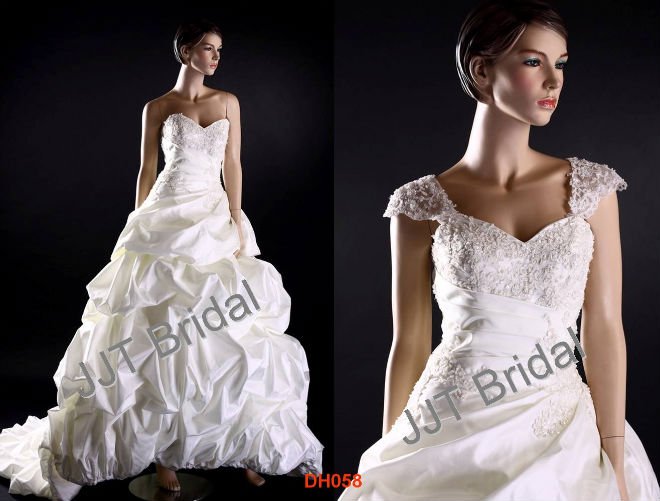 2011 the Most Popular Wedding dress with strapplessBall gown DH058