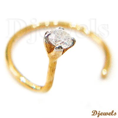 White Gold Nose Rings In India