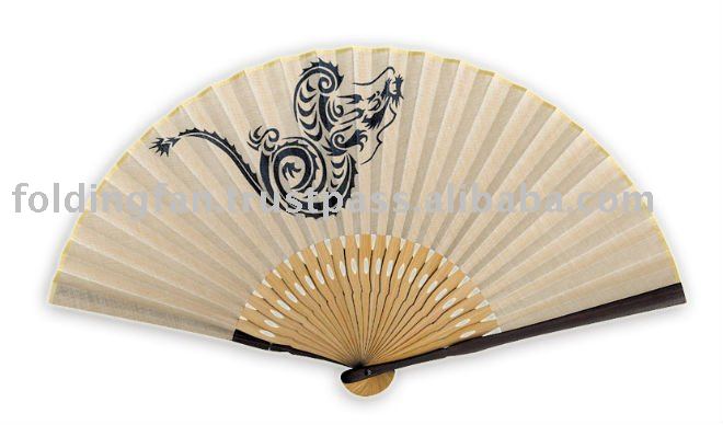 TattooJapanese kasual design Sensu folding fan