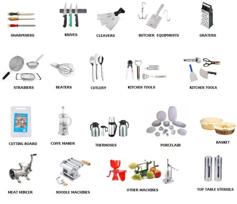 Professional Kitchen Tools List