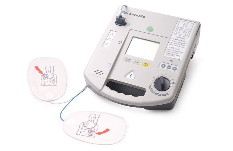 used manual defibrillator