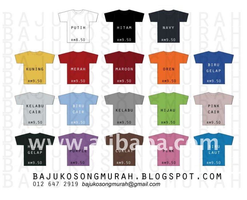 Baju Tshirt Kosong Murah  Buy Baju Tshirt Kosong Product on Alibaba 