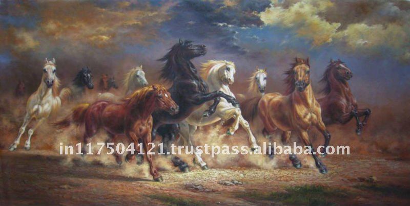 Running Horses Painting