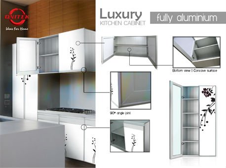Luxury Fully Aluminium KITCHEN CABINET, View kitchen cabinet, Onitek
