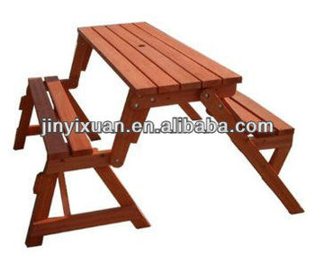 picnic table bench/Two in one combination table& bench/outdoor folding 
