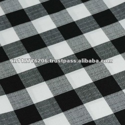 black check fabric
