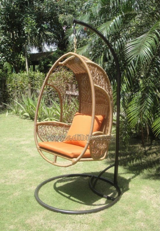New Design Pe Wicker Hanging Egg Chair/ Outdoor Pe Rattan Hanging ...