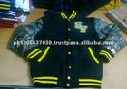 Melton Wool Varsity Jackets With Top quality Leather Sleeves