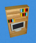 M17 - Book shelf with TV
