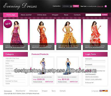 online dress shopping