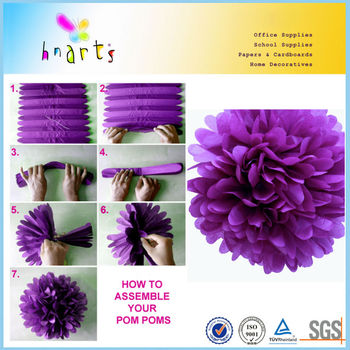how to tissue paper pom poms how to tissue paper pom poms