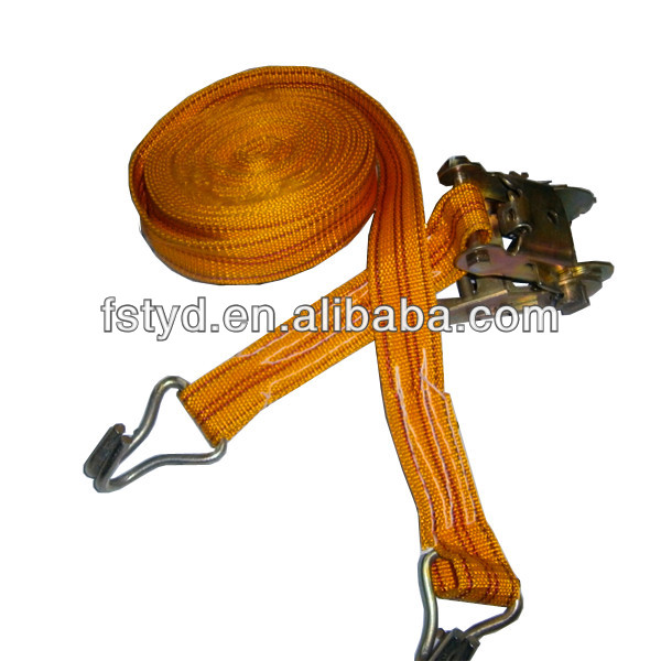 portable lifting hoist ratchet lashing belt car tie down for