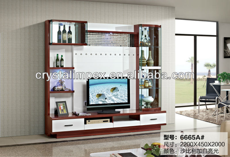 Wall Unit Designs 6665a# - Buy Home Furniture Wall Units,Wall Unit ...