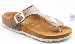 Comfortfusse Orthopedic Cork Real Leather Slippers  Sandals