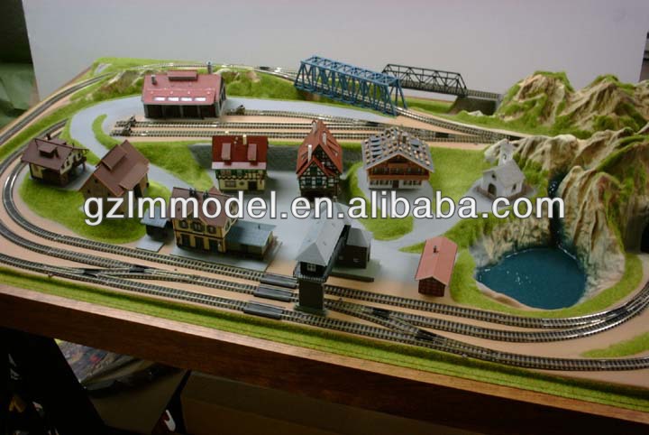 scale train layouts model making/ custom architectural scale model 