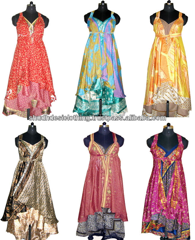 Wrap skirts and dresses