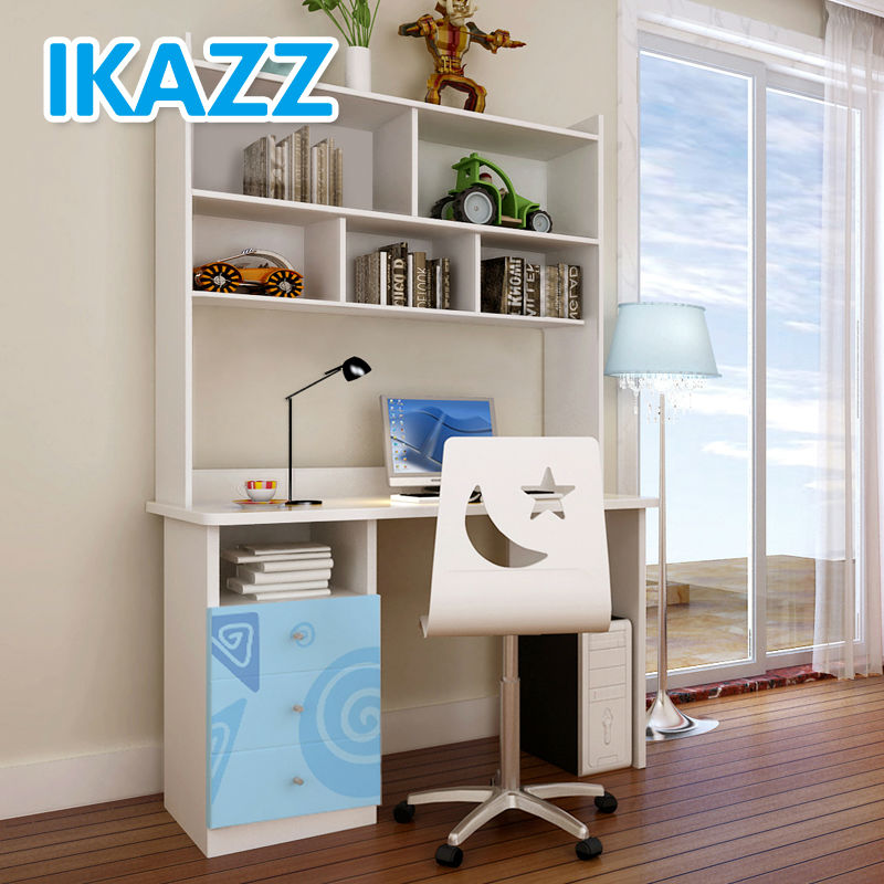 2014 IKAZZ white student bedroom study table with drawers, View ...