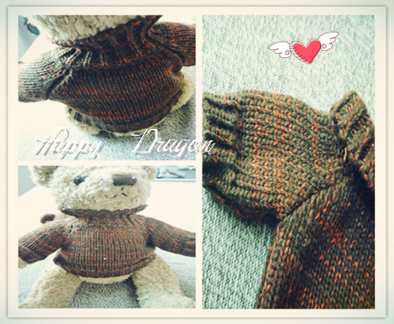2014toy sweater free knitting pattern,hand knit toy ...