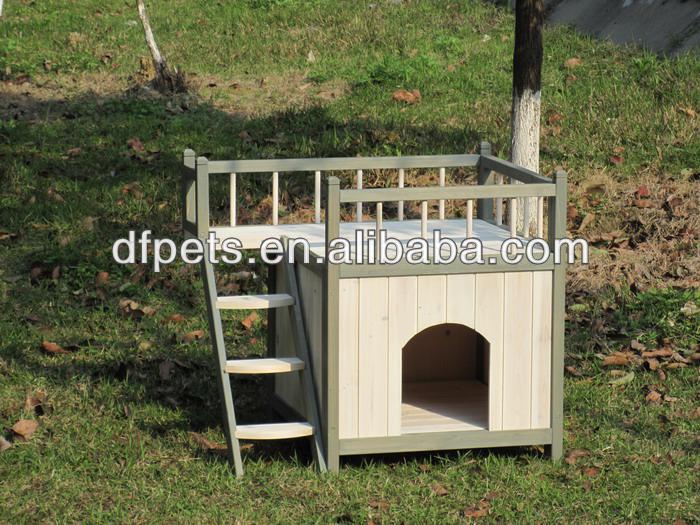 New Product Wooden House Outdoor Cat House Cheap Dog Houses DFD3008