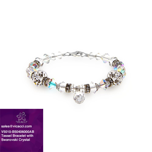 Alibaba Wholesale 925 Sterling Silver Fashion Jewelry Clear Tassel ...