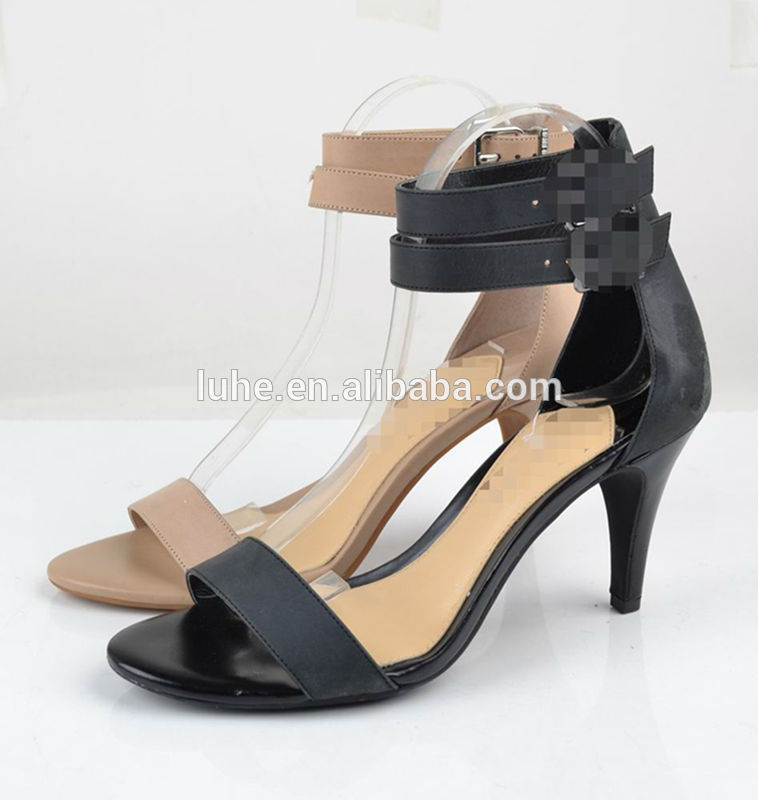 2015 Summer elegant mid heel dress sandals, View ankle strap high heel ...