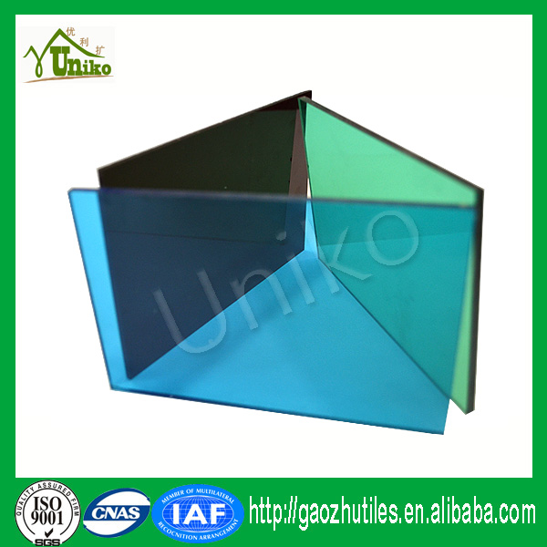  plastic anti-fog corrugated impact resistance car shed roof