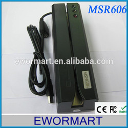 Factory supply MSR magnetic card reader writer usb MSR606 software free beyond (MSR605 MSR206)