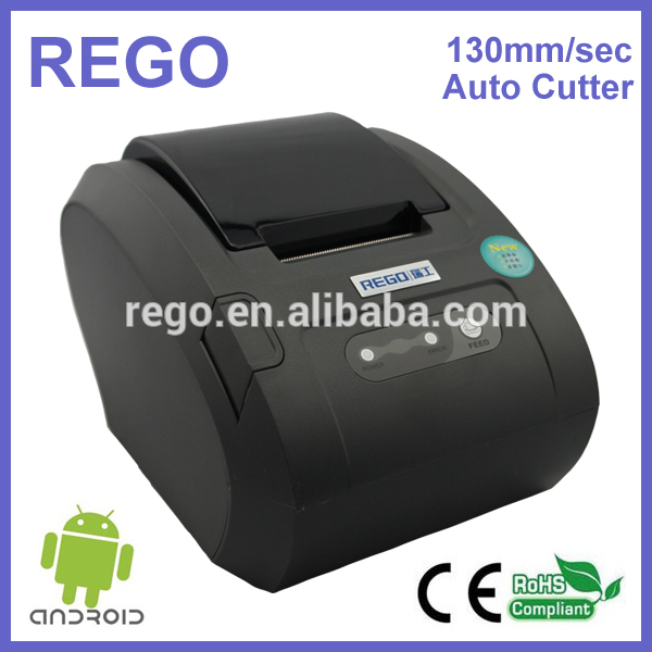 REGO Brand USB/Ethernet pos printer drivers with auto cutter from China manufacturer