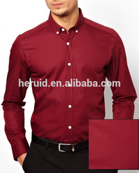 Men's raw silk dress shirt